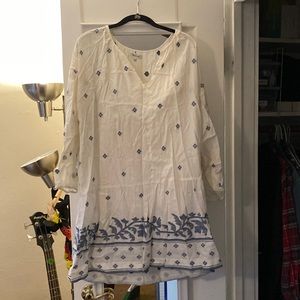Madewell slip tunic